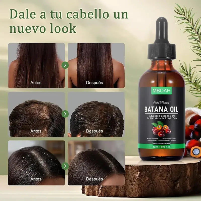 VXHDAG Batana Oil, empaque y frasco gotero