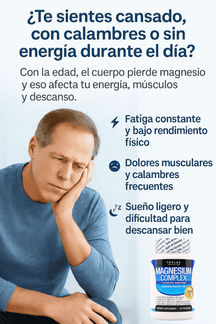 Complejo de Magnesio Total, gráfico de presentación del producto