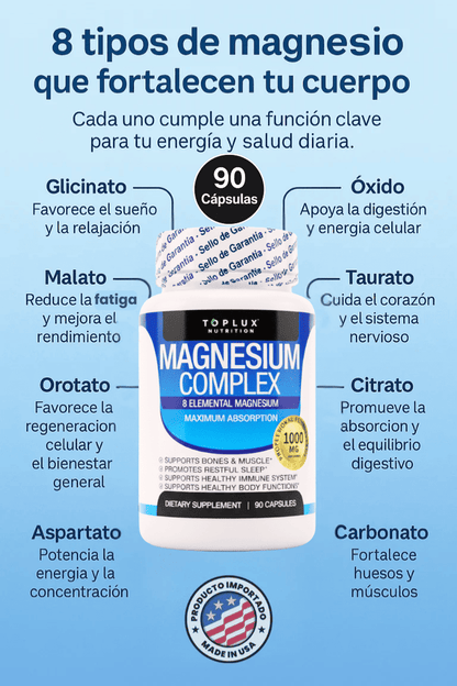 Complejo de Magnesio Total, imagen de apoyo del producto