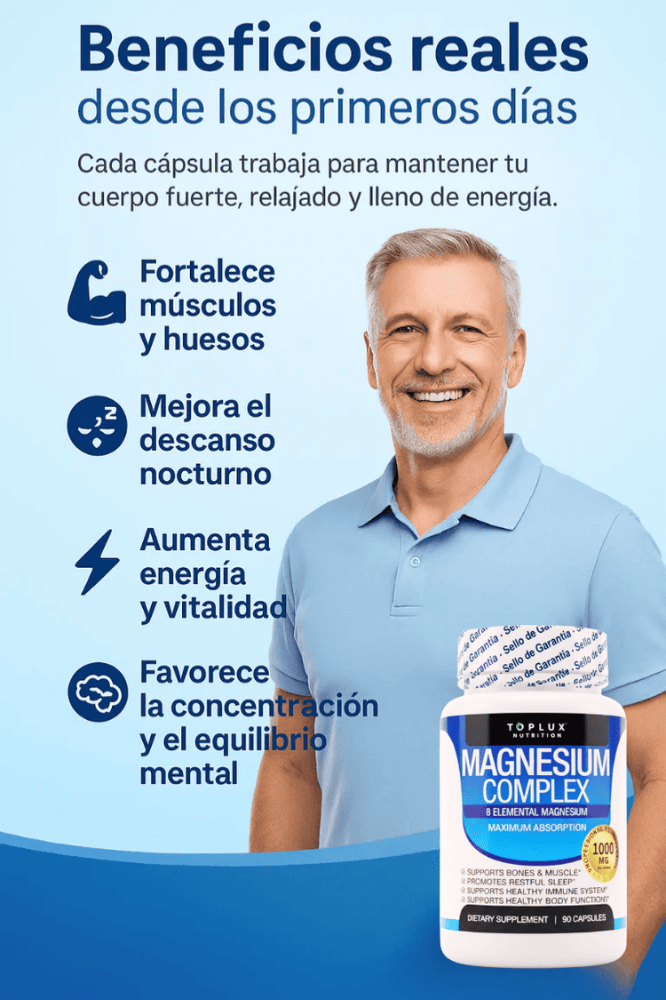 Complejo de Magnesio Total, imagen de apoyo del producto