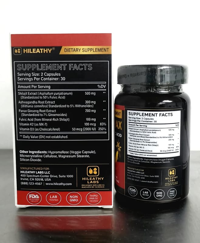 Shilajit Pro Max, imagen del producto