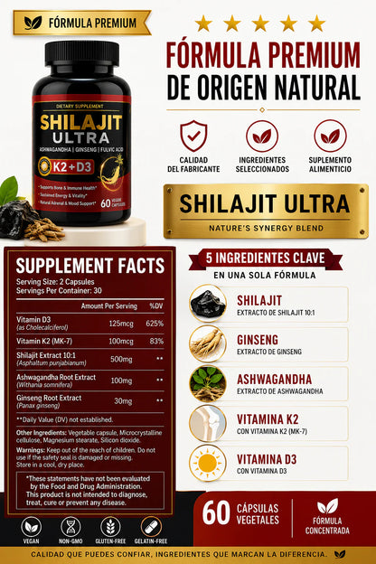 Shilajit Pro Max, imagen del producto